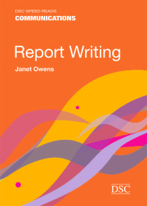 report writing book cover