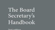 The Board Secretary's Handbook 2 Edition book cover