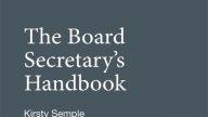 Board Secretary Handbook cover